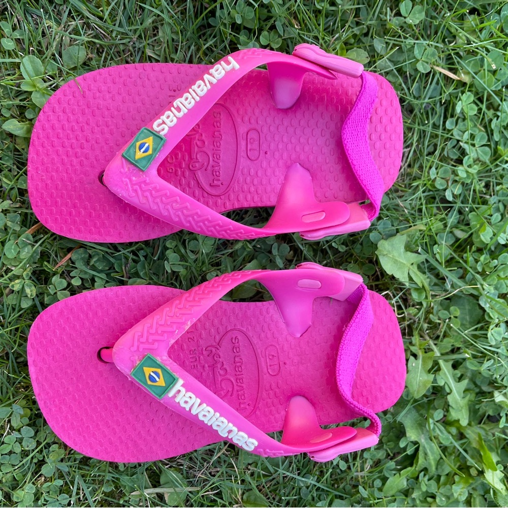 Havaianas baby Pink flip flop Sandals